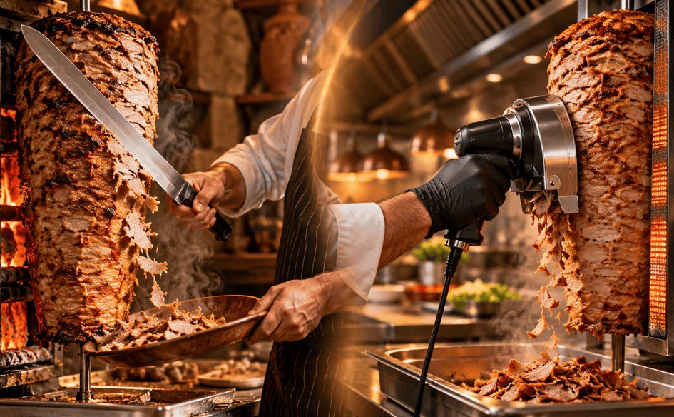 Döner Kesme Makineleri: Geleneksel Yöntemlerden Modern Teknolojiye